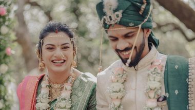 Ruturaj Gaikwad and Utkarsha Pawar Wedding: Cricketer Couple Tie the Knot, CSK Star Writes 'From the Pitch to The Altar, Our Journey Begins' (See Pics)