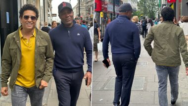 ‘Casually Bumped into Another Keen Golfer’ Sachin Tendulkar Meets Brian Lara, Shares Pictures