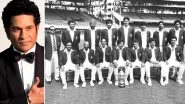 &lsquo;Changed Indian Cricket As Well as My Life Forever..&rsquo; Sachin Tendulkar Pays Tribute to India&rsquo;s 1983 Stars on 40th Anniversary of First Cricket World Cup Title Win