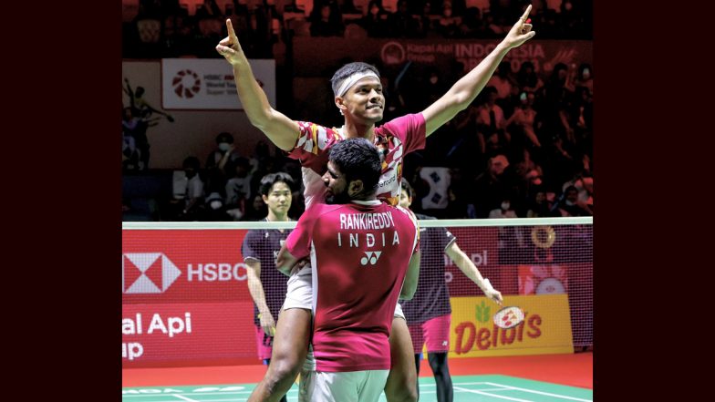 Satwiksairaj Rankireddy-Chirag Shetty vs Aaron Chia-Soh Wooi Yik, Indonesia Open 2023 Free Live Streaming Online: Know TV Channel & Telecast Details of Men’s Doubles Final Badminton Match Coverage