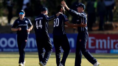 Scotland vs Oman Live Streaming, ICC World Cup 2023 Qualifier: Check SCO vs OMA Group B Cricket Match Availability Online and Live Telecast on TV