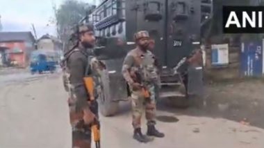 Jammu and Kashmir: LeT Terrorist Behind Killing of Kashmiri Pandit Sanjay Sharma Among Two Killed in Encounter in Shopian (Watch Video)