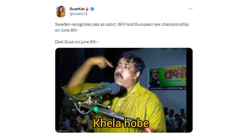 Sex Recognised As Sport In Sweden News Reports Divide Internet Some Share Funny Memes 9163