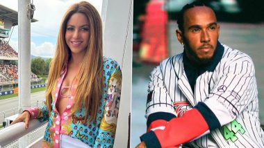 Shakira and Lewis Hamilton Fuel Romance Rumours After the Two Get Clicked Together at Dinner After the Spanish Grand Prix (View Pic)
