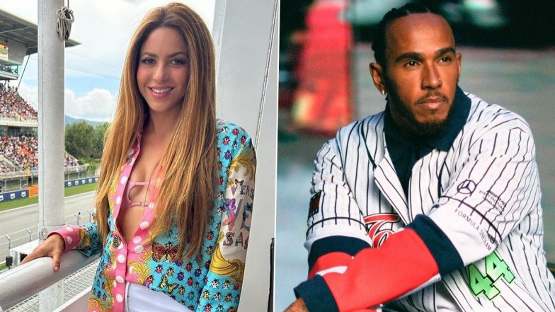 Shakira and Lewis Hamilton Fuel Romance Rumours After the Two Get Clicked Together at Dinner After the Spanish Grand Prix (View Pic)