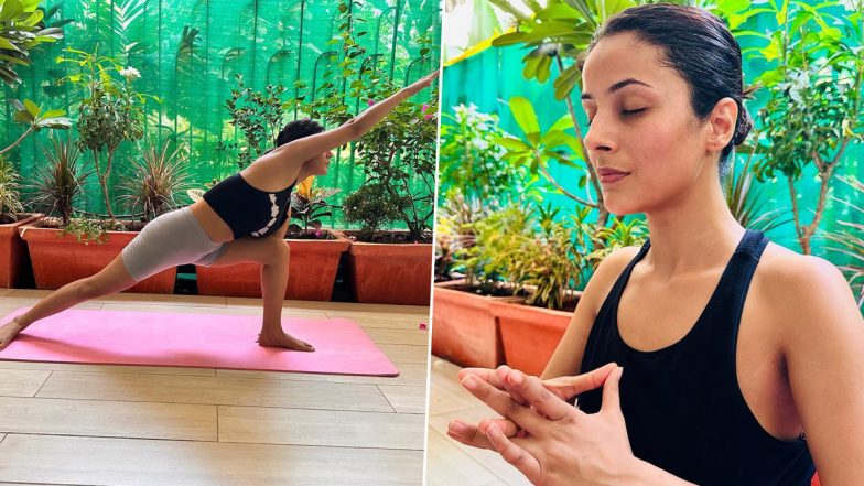 Shehnaaz Gill Gives Major Fitness Goals As She Drops New Pics From Her Yoga Session!