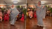 Shraddha Arya Dances in Saree at Friend&rsquo;s Wedding Festivity; Watch Kundali Bhagya Actress Grooving to Bollywood Classics at the Event &ndash; VIDEO