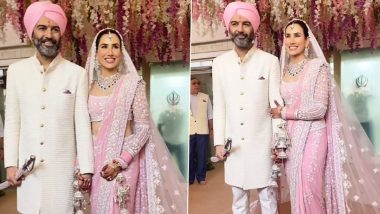 Sonnalli Seygall and Ashesh Sajnani Wedding: Newlyweds Make Their First Appearance As Married Couple (Watch Video)