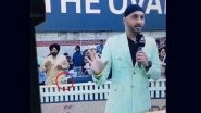 Daru Badnam Kardi! Spectator Hides Beer Mug After Broadcaster&rsquo;s Request During Live Telecast of WTC 2023 Final Show, Hilarious Video Goes Viral