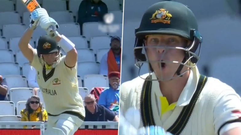 Steve Smith's Reaction to Mohammed Shami's Delivery During Day 1 of IND vs AUS WTC 2023 Final Goes Viral! (Watch Video)