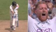 Steve Smith Wicket Video: Watch Ben Stokes Dismiss Aussie Batsman During Day 2 of ENG vs AUS Ashes 1st Test 2023