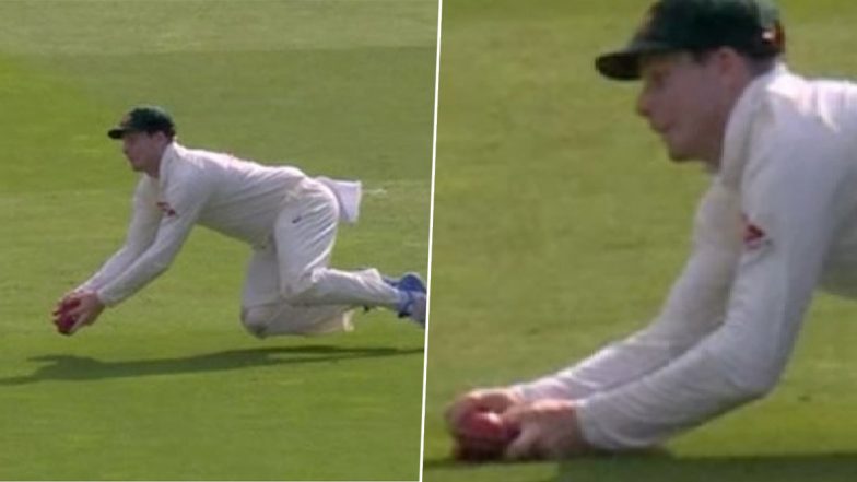 ‘Clean Catch?’ Fans React As Steve Smith’s Effort to Dismiss Joe Root During Day 2 of ENG vs AUS Ashes 2023 2nd Test Sparks Controversy (Watch Video)