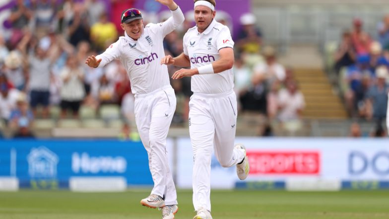 Stuart Broad Dismisses David Warner and Marnus Labuschagne off Consecutive Deliveries During Day 2 of ENG vs AUS 1st Ashes 2023 Test (Watch Video)