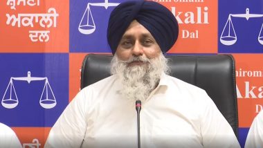 Sukhbir Badal Appeals to Leaders Who Left SAD To Rejoin Party, Says 'I Apologise to Them if I Have Committed a Mistake' (Watch Video)