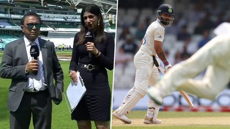 'Ask Kohli What Shot He Played' Sunil Gavaskar Criticises Virat Kohli After His Dismissal in IND vs AUS WTC 2023 Final (Watch Video)