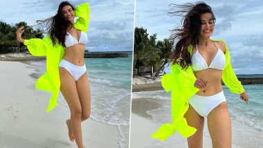 Surbhi Jyoti Can't Get Over Maldives! TV Actress Shares 'Holiday Hangover' Pics on Insta Slaying in White Bikini