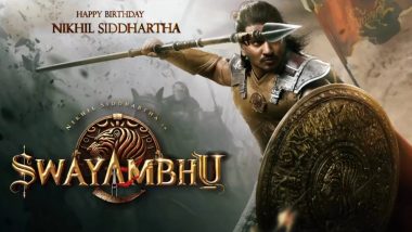 Swayambhu First Look Out! Nikhil Siddhartha Is Fierce Warrior in Motion Poster of the Film (Watch Video)