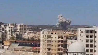 Russian Airstrike Hits Busy Vegetable Market in Opposition-Held Northwestern Syria; Nine Killed and Over 30 People Injured (Watch Videos)