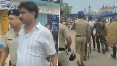 West Bengal: TMC Leader Arrested With Pistol From Murshidabad's Domkal (Watch Video)