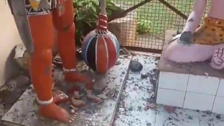 Temple Desecration in Bulandshahr: Four Including Prime Accused Harish Sharma Arrested for Vandalising 17 Idols of Hindu Deities in Four UP Temples (Watch Videos)