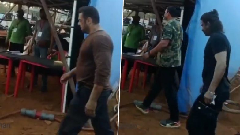 Tiger 3: Leaked! Shah Rukh Khan and Salman Khan Spotted Shooting For YRF Film Together (Watch Viral Video)