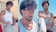 Tiger Shroff Jokes Saying &lsquo;The Struggle Is Real&rsquo; As He Flaunts His Toned Muscles and Struggles To Close His Jeans&rsquo; Buttons (Watch Video)