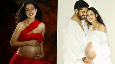 Vidisha Srivastava Flaunts Her Baby Bump in Maternity Photoshoot; Check Out Pregnant Bhabiji Ghar Par Hai Actress' Stunning Pics!