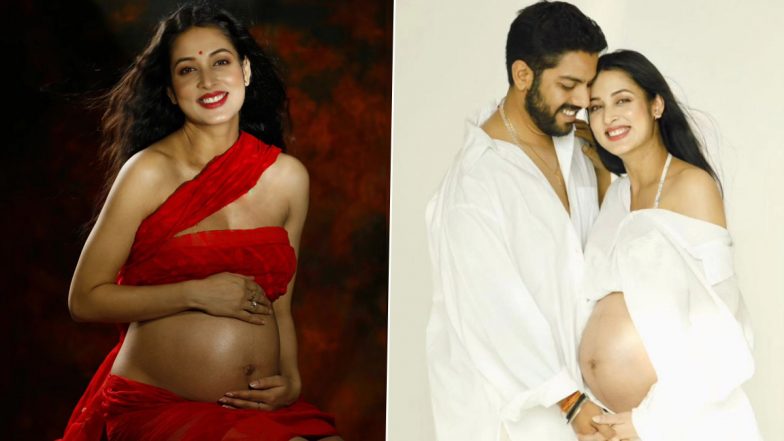 Vidisha Srivastava Flaunts Her Baby Bump in Maternity Photoshoot; Check Out Pregnant Bhabiji Ghar Par Hai Actress' Stunning Pics!