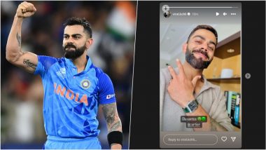 Virat Kohli Flaunts New Santos de Cartier Green Dial Wristwatch on IG Story, View Pic