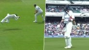 Virat Kohli Wicket Video: Watch Steve Smith Take Sensational Flying Catch to Dismiss Star Indian Batter On Day 5 of IND vs AUS WTC 2023 Final