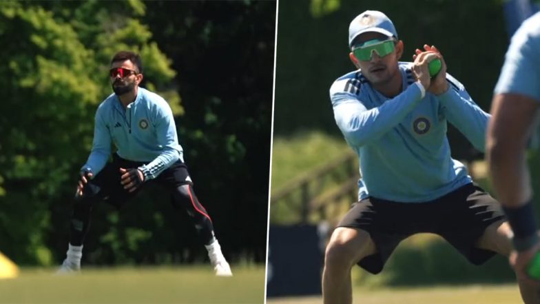 Virat Kohli Shubman Gill And Other Team India Cricketers Engage In Intense Fielding Session 1144