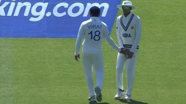 ‘Ye Kya Chal Raha Hai’ Virat Kohli Teases Shubman Gill During Day 4 of IND vs AUS WTC 2023 Final, Fans React to Viral Video