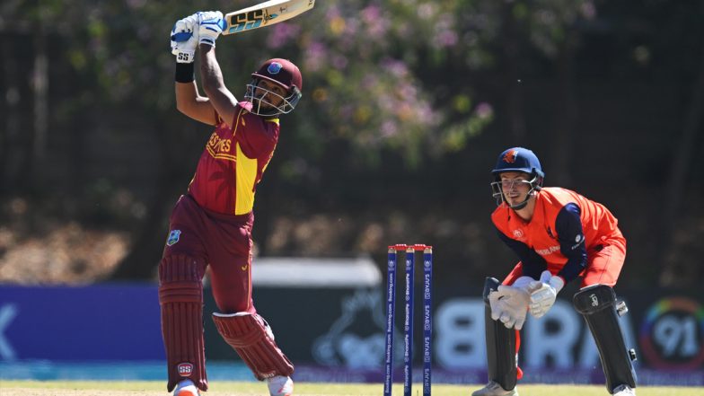 West Indies vs Netherlands Heads into Super Over After Match Ends in High-Scoring Tie ICC World Cup 2023 Qualifier Match