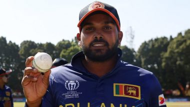 Wanindu Hasaranga Becomes Second Cricketer to Take Three Consecutive Five-Wicket Haul in ODIs, Achieves Historic Feat During SL vs IRE ICC World Cup 2023 Qualifier Match