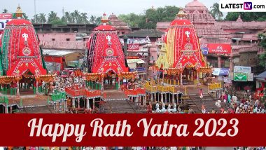Jagannath Rath Yatra 2023 Images & HD Wallpapers for Free Download Online: Wish Happy Rath Yatra With WhatsApp Messages, Quotes and Greetings to Loved Ones