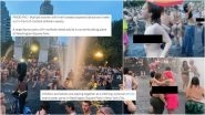 Women Expose Breasts During NYC Pride Parade 2023 at Washington Square Park, NSFW Videos of Naked Revellers Making Out in Front of Children Go Viral