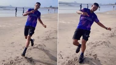 'Getting Ready' Yashasvi Jaiswal Shares Video of Training On Beach Ahead of India vs West Indies 2023 Test Series (See Post)