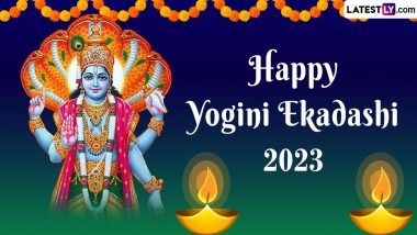 Happy Yogini Ekadashi 2023 Greetings & HD Images: Share WhatsApp Messages, Wallpapers, Wishes and Photos on Important Ekadashi Vrat