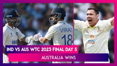 IND vs AUS WTC 2023 Final Day 5: Australia Clinch Title With Dominating 209-Run Victory Over India