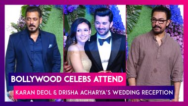 Karan Deol Marries Drisha Acharya! Salman Khan, Ranveer Singh, Deepika Padukone And More Celebs Attend Couple’s Wedding Reception