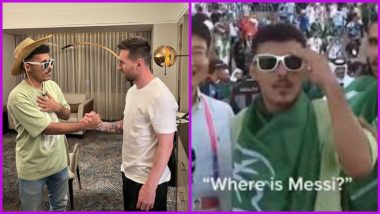 Saudi Arabia Fan Who Went Viral for Asking 'Where’s Messi?' Meets Lionel Messi, Picture Surfaces