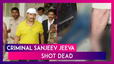 Dreaded Criminal Sanjeev Maheshwari Jeeva Shot Dead in Lucknow Court, Assailant Caught