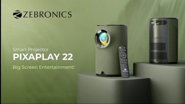 Zebronics ZEB-PixaPlay 22 Vertical LED Projector Launched - Check Price, Features, and Other Details