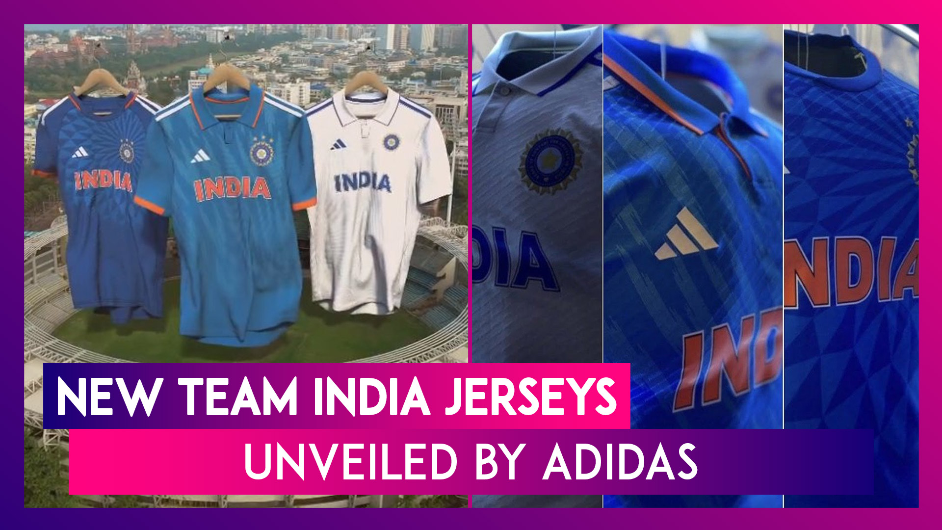 Indian Cricket Team's New Jerseys Unveiled by Adidas