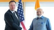 Elon Musk Meets Prime Minister Narendra Modi: I&rsquo;m a Fan of Modi, Plan To Visit India Next Year, Says Tesla and SpaceX CEO (Watch Video)