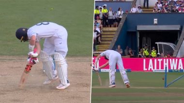 Knocked Over! Pat Cummins Dismisses Ollie Pope With A Stunning Inswinging Yorker During ENG vs AUS Ashes 2023 1st Test Day 4 (Watch Video)