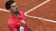 Novak Djokovic vs Alejandro Davidovich Fokina, French Open 2023 Live Streaming Online: How to Watch Live TV Telecast of Roland Garros Men&rsquo;s Singles Third Round Tennis Match?