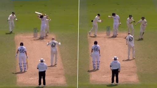 Freak Dismissal! Nathan Lyon Accounts for Harry Brook in Bizarre Manner During Ashes 2023 First Test (Watch Video)