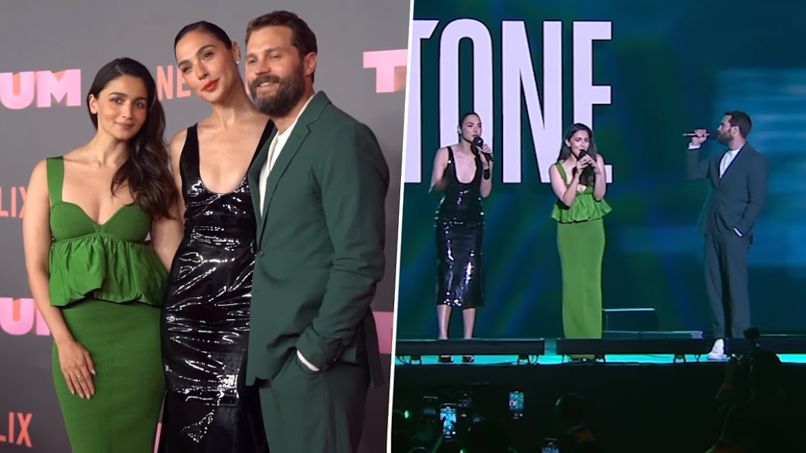 Alia Bhatt Shares BTS Video from Tudum Event in Brazil Full of Laughter and  Conversations with Gal Gadot and Jamie Dornan (Watch) | ðŸŽ¥ LatestLY