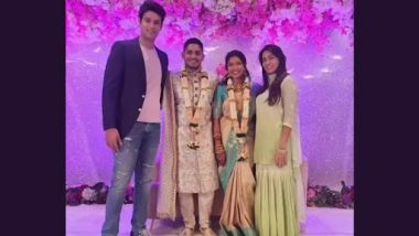 Tushar Deshpande Wedding: CSK Pacer Ties Knot With Nabha Gaddamwar, Check Marriage Ceremony Pic Featuring Shivam Dube